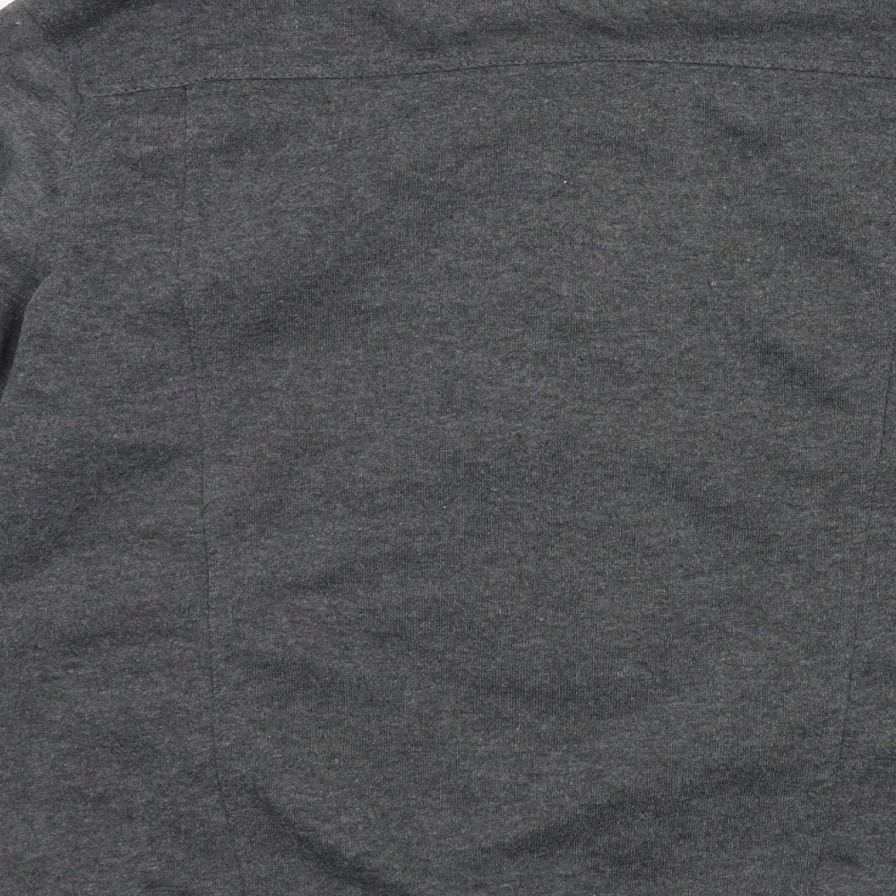 Preworn Mens Grey  Jersey Full Zip Sweatshirt Size XL