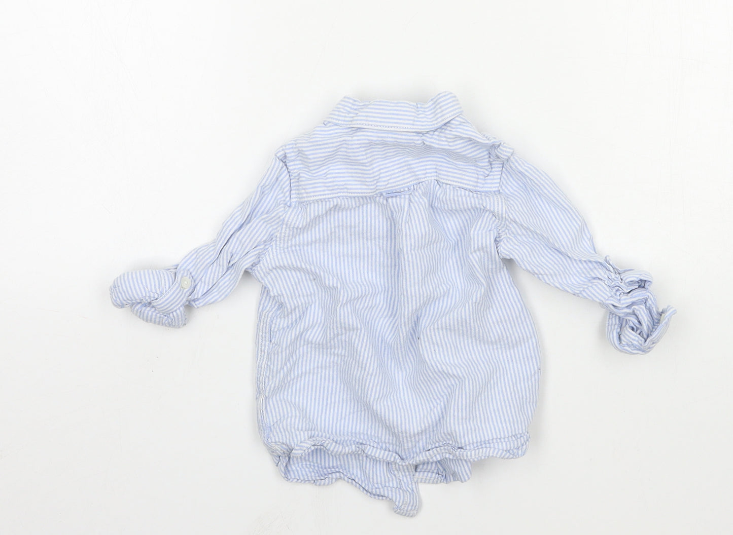 Marks and Spencer Boys Blue   Basic Button-Up Size 18-24 Months