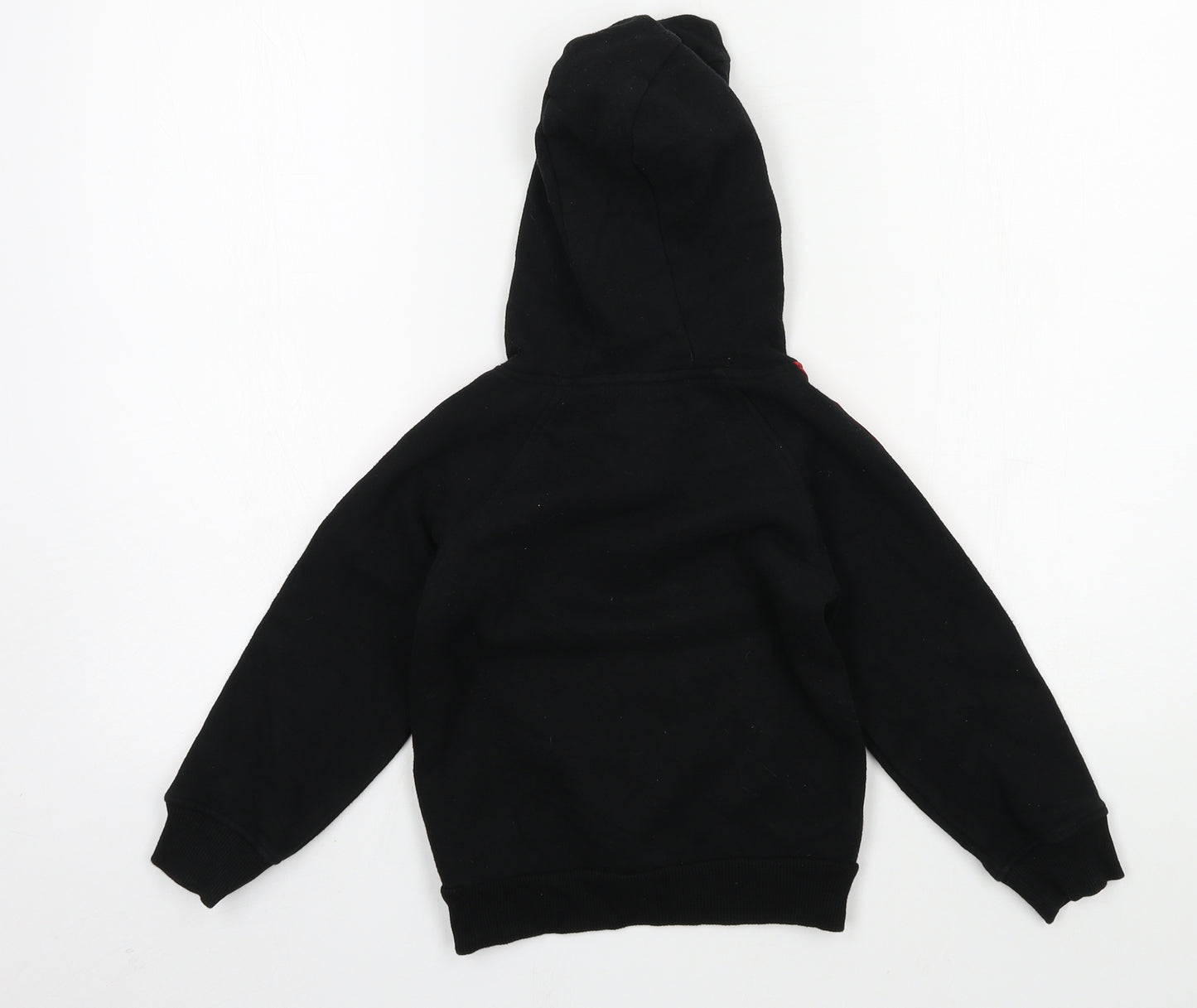 Matalan Boys Black  Jersey Pullover Hoodie Size 4 Years  - play the game