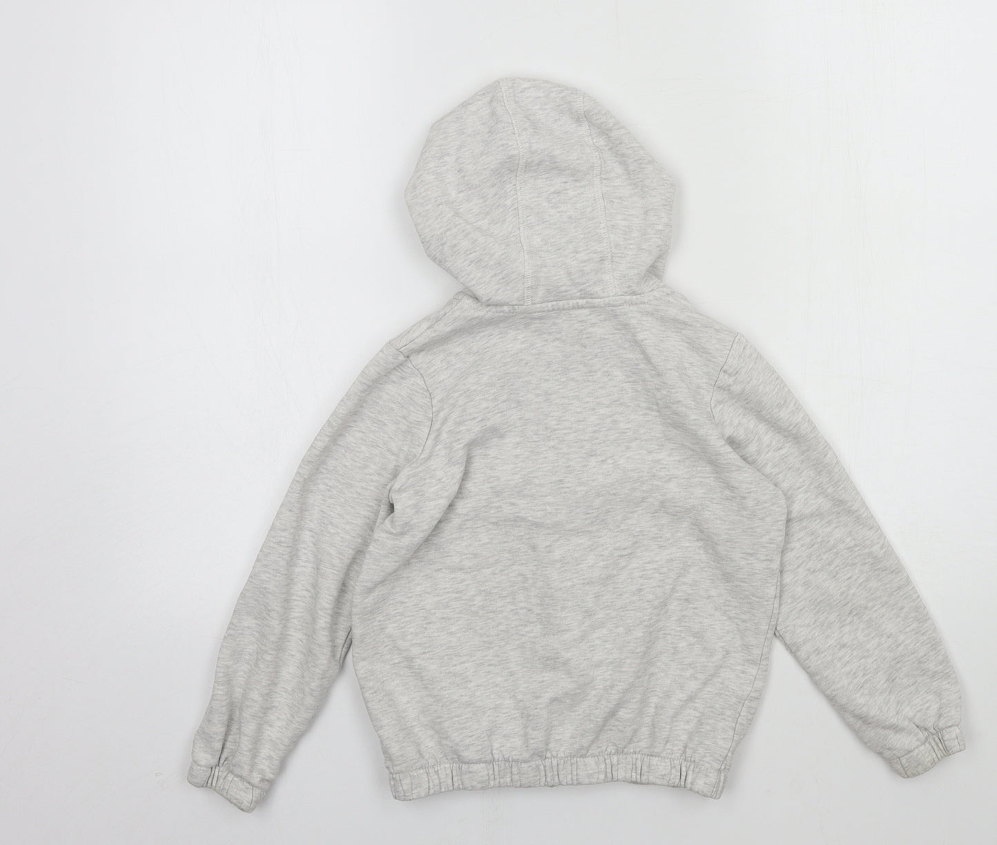George Boys Grey  Jersey Full Zip Hoodie Size 7-8 Years