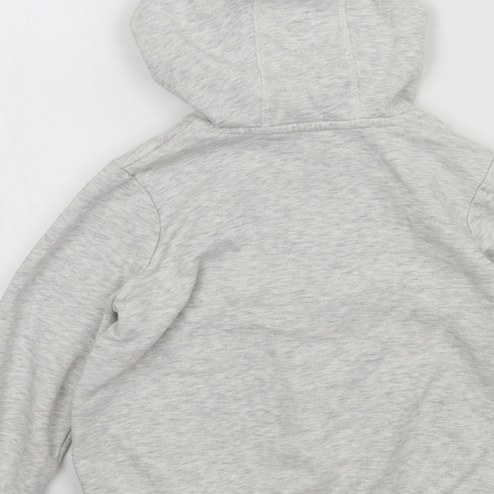 George Boys Grey  Jersey Full Zip Hoodie Size 7-8 Years