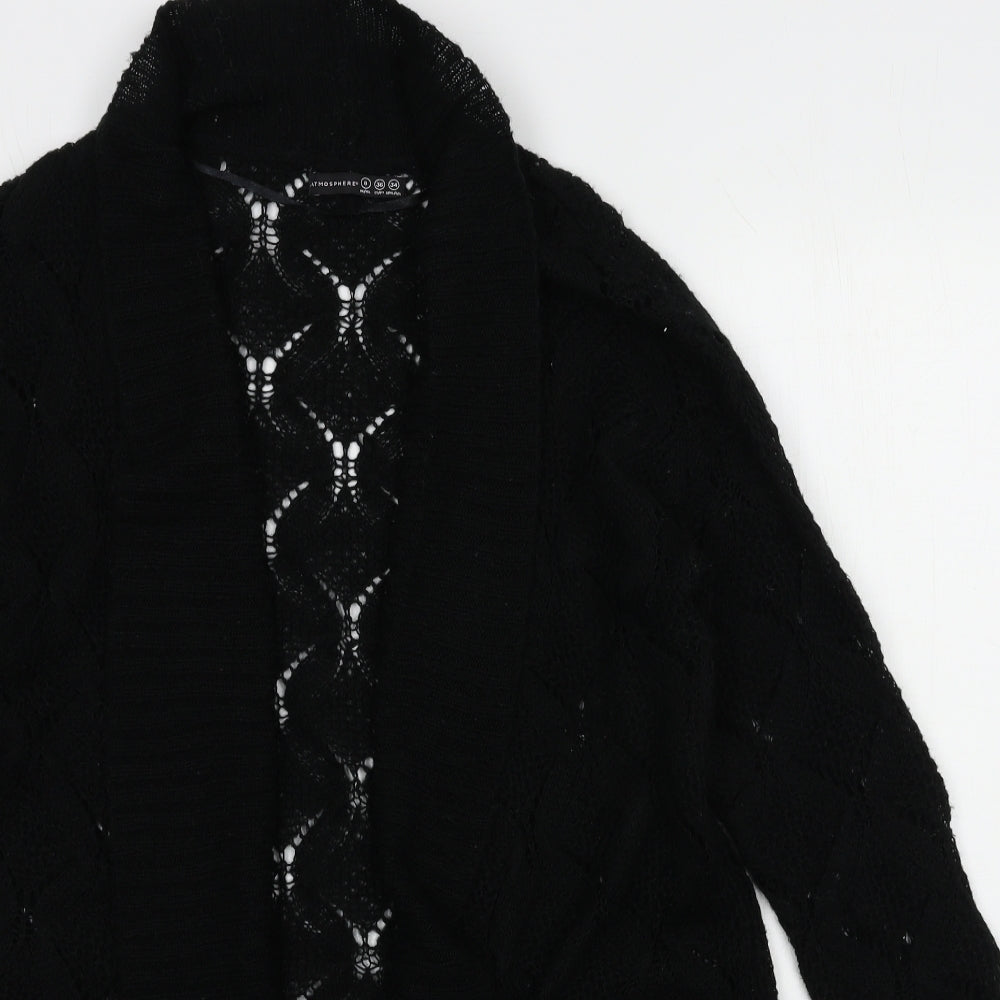Atmosphere Womens Black  Knit Cardigan Jumper Size 8