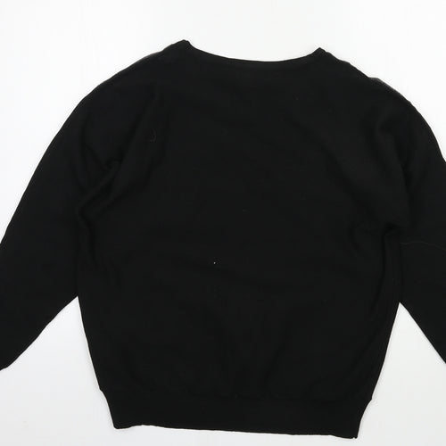 Primark Womens Black  Knit Pullover Jumper Size 12