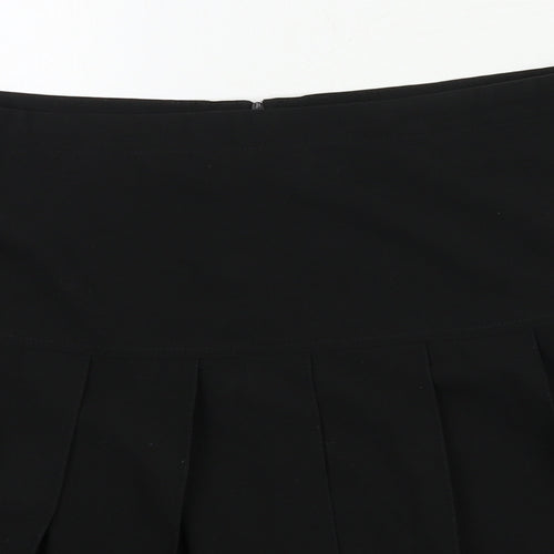 Preworn Womens Black   Flare Skirt Size 14