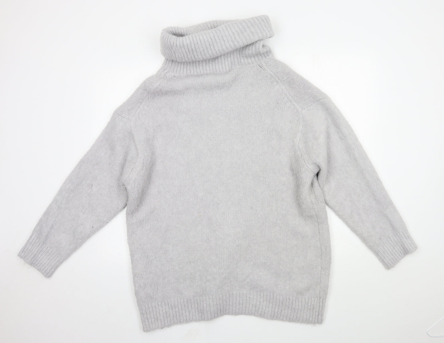 Zara Womens Grey  Knit Pullover Jumper Size M