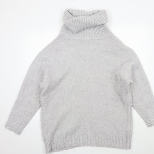 Zara Womens Grey  Knit Pullover Jumper Size M