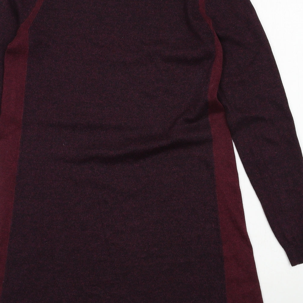 George Womens Purple  Knit Jumper Dress  Size 12
