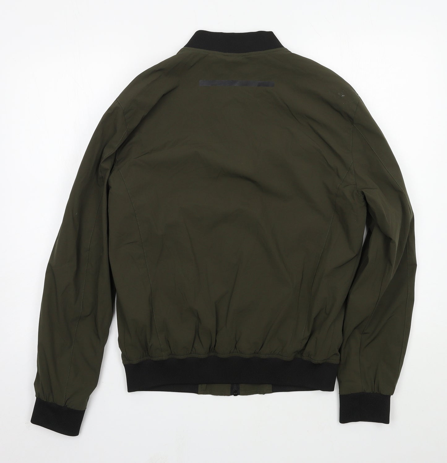 Zara Mens Green   Bomber Jacket Jacket Size S