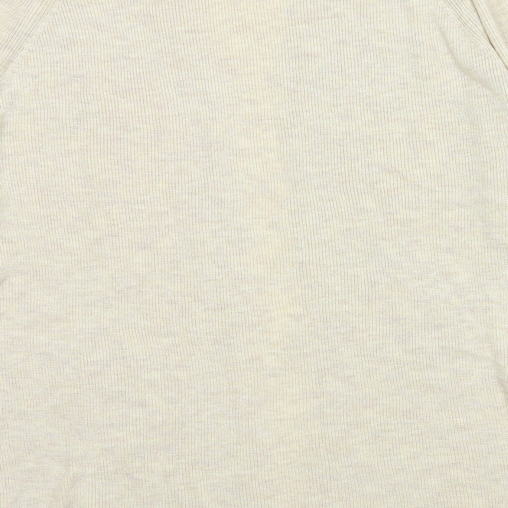 George Womens Ivory  Knit Cardigan Jumper Size 16