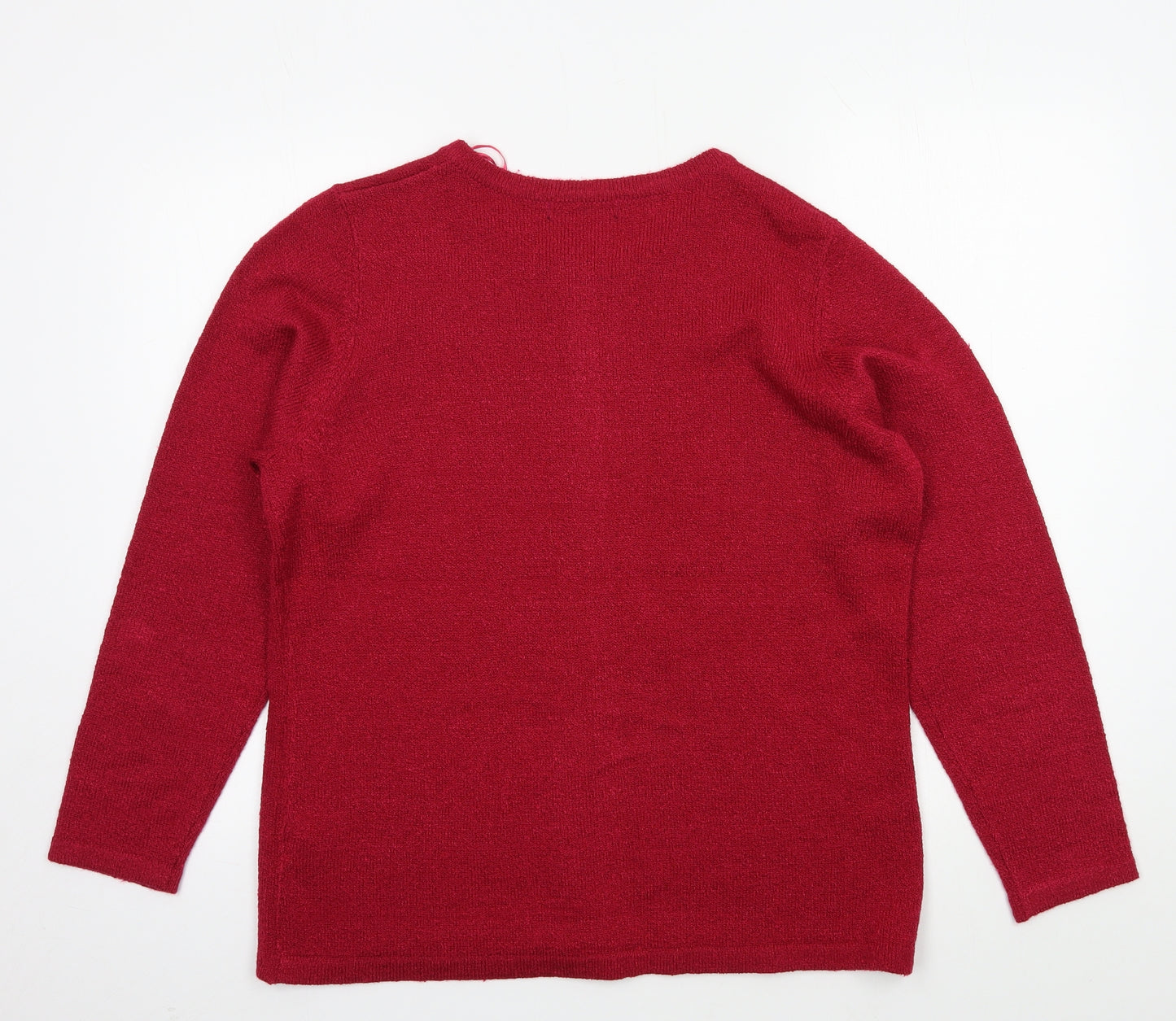 Bonmarché Womens Pink  Knit Cardigan Jumper Size M