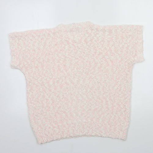 Preworn Womens Pink  Knit Pullover Jumper Size 18