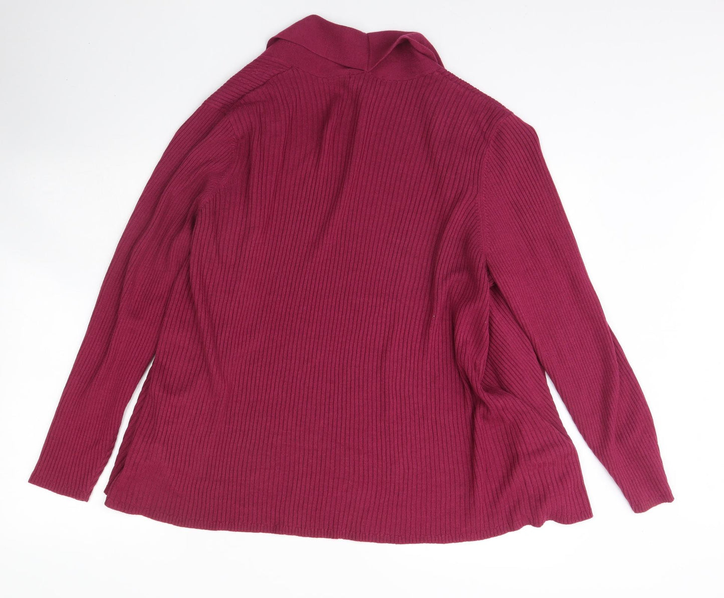 M&S Womens Purple   Cardigan Jumper Size 22