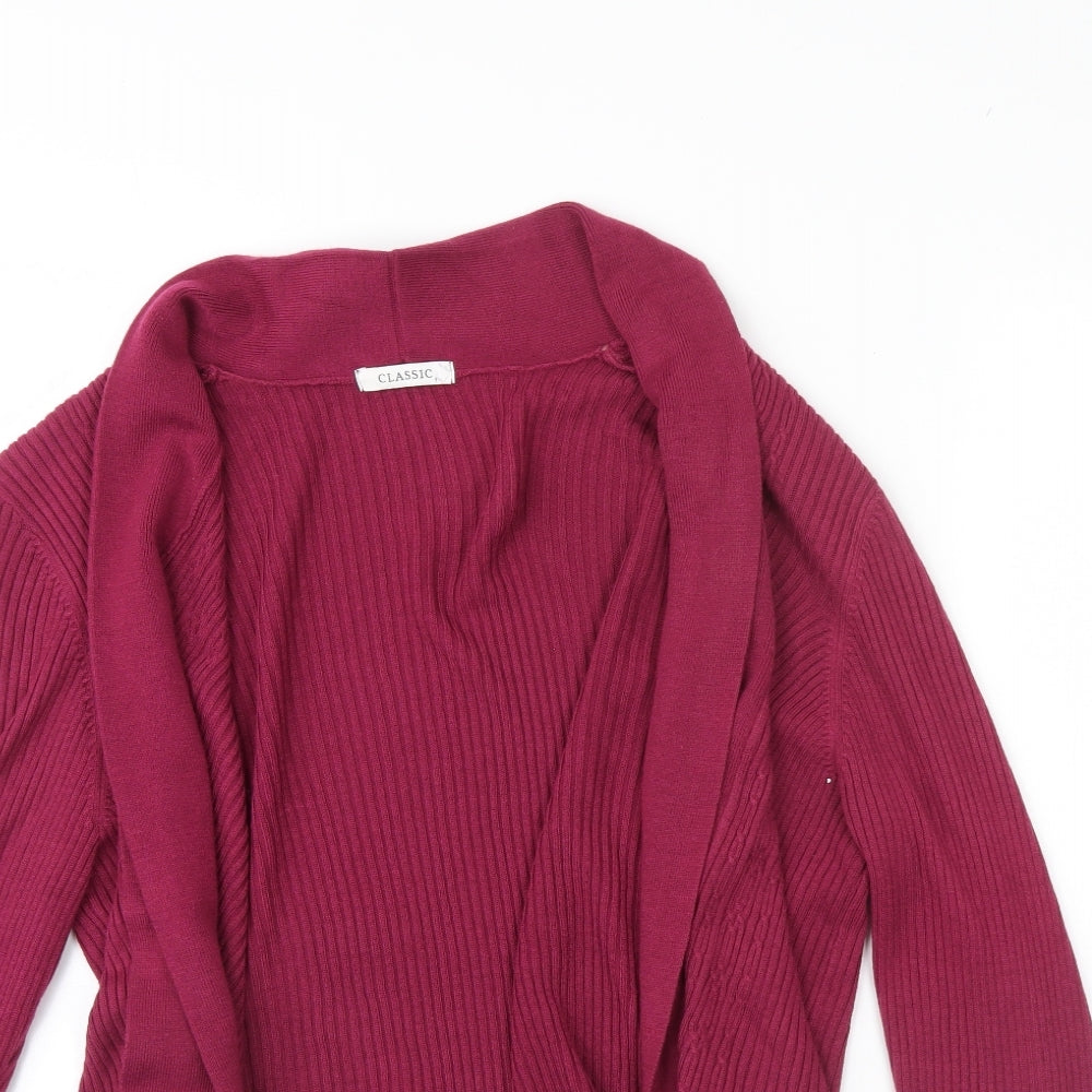 M&S Womens Purple   Cardigan Jumper Size 22