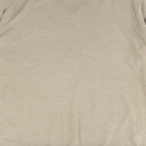 F&F Mens Beige   Pullover Jumper Size XL