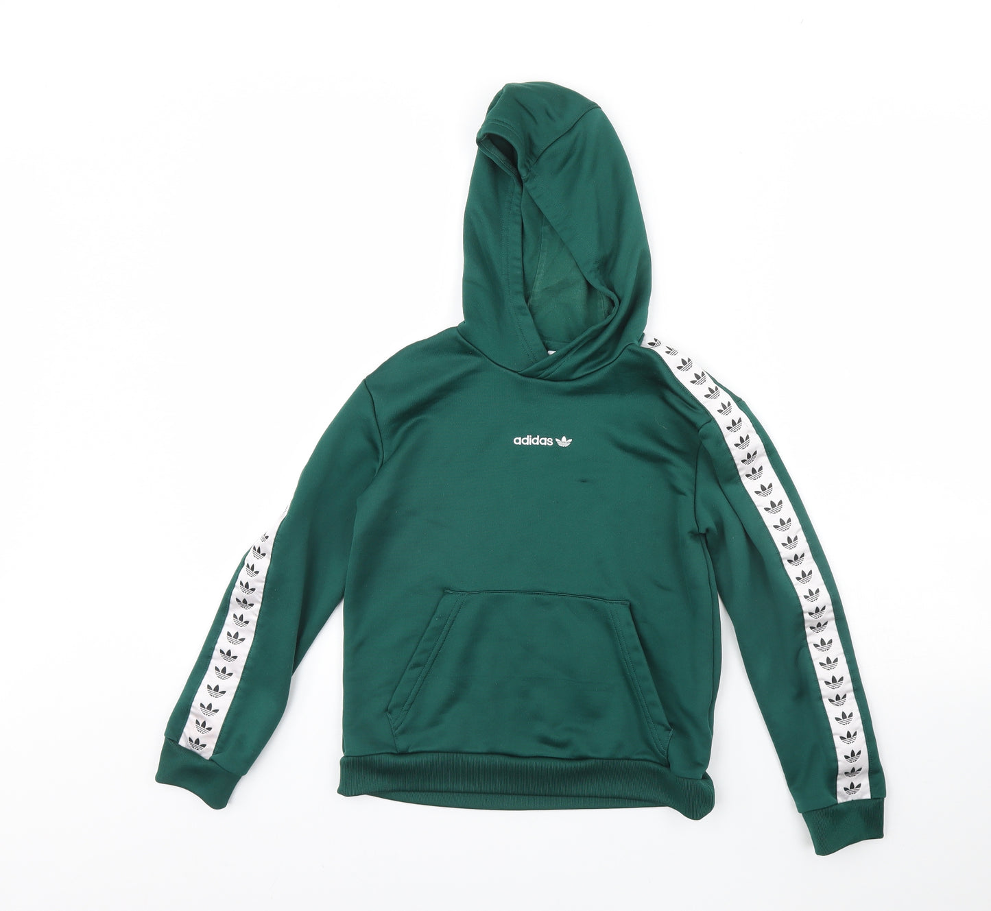 adidas Boys Green   Pullover Hoodie Size 9 Years