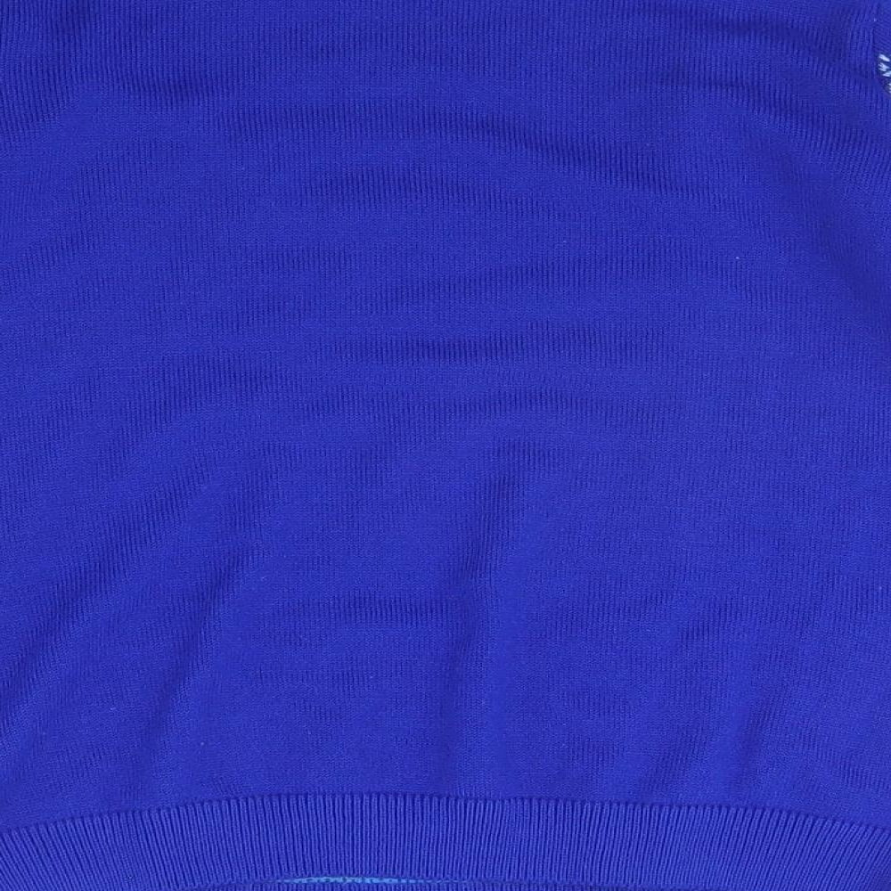 Fortnite Boys Blue   Pullover Jumper Size M  - Christmas