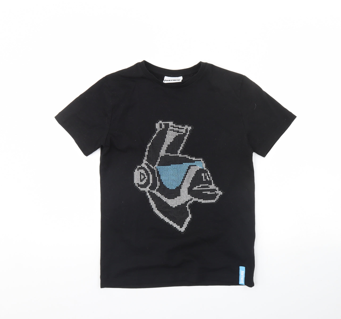 NEXT Boys Black   Basic T-Shirt Size 10 Years  - Fortnite