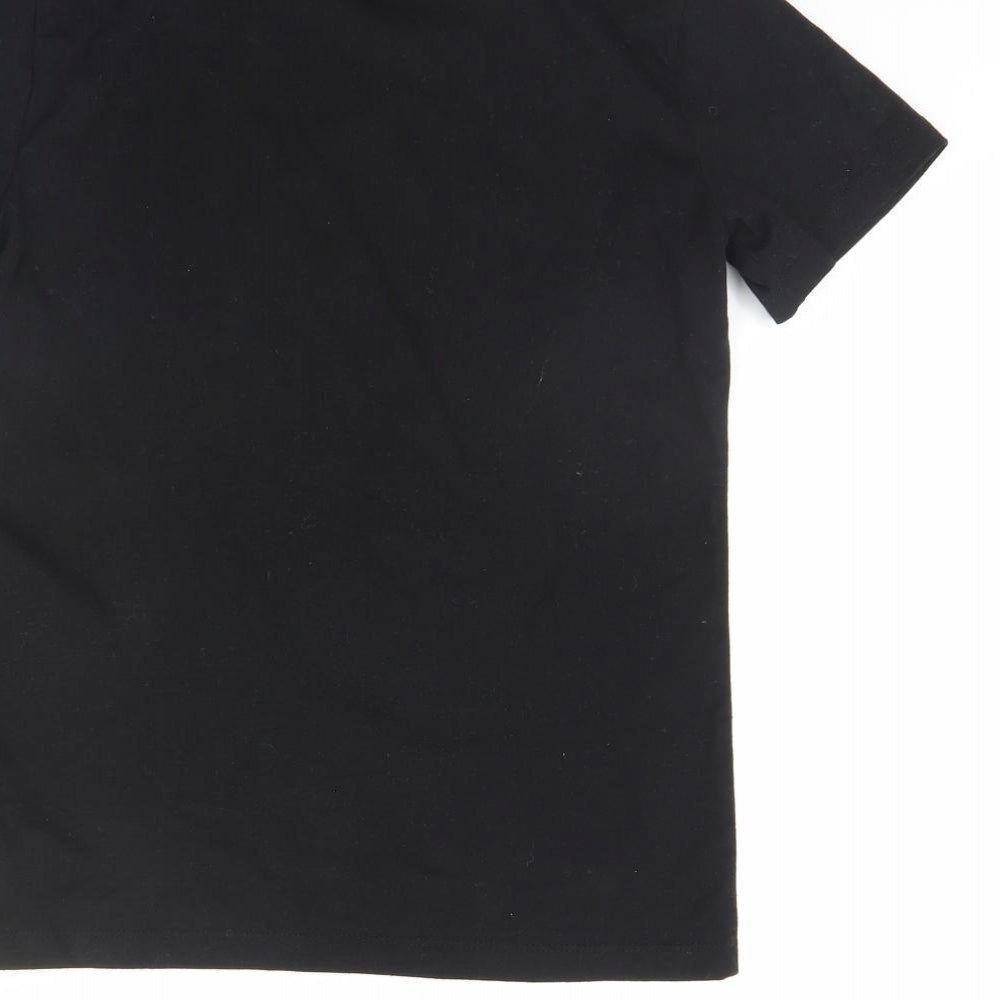 NEXT Boys Black   Basic T-Shirt Size 10 Years  - Fortnite
