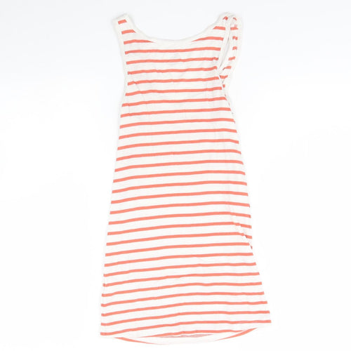 H&M Womens White Striped  Basic Tank Size M
