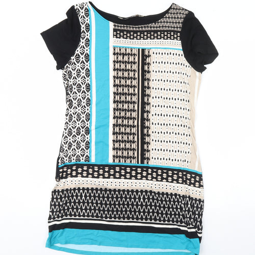 Principles Womens Multicoloured Geometric  Mini  Size 14