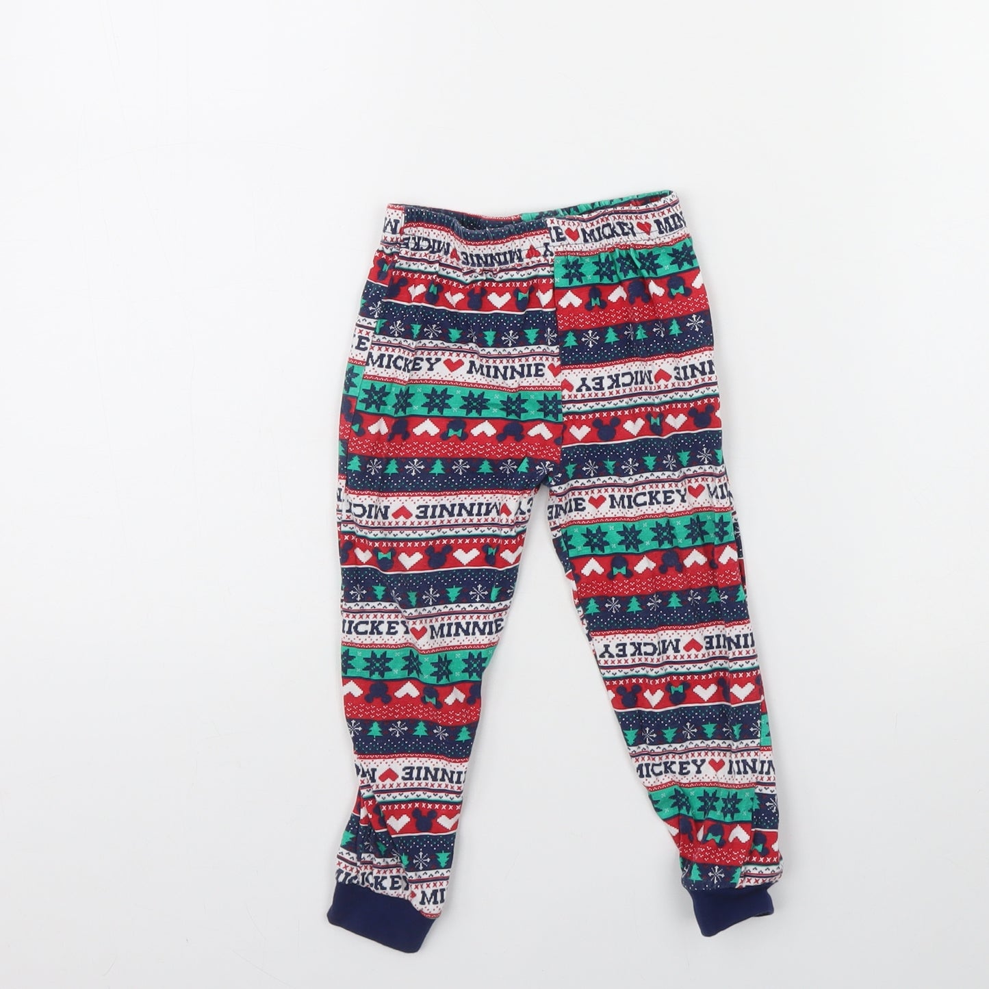 Nutmeg Baby Multicoloured Striped  Cami Pyjama Pants Size 18-24 Months  - Christmas