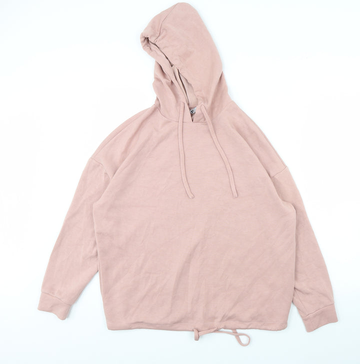 Very Womens Pink Pullover Hoodie Size M