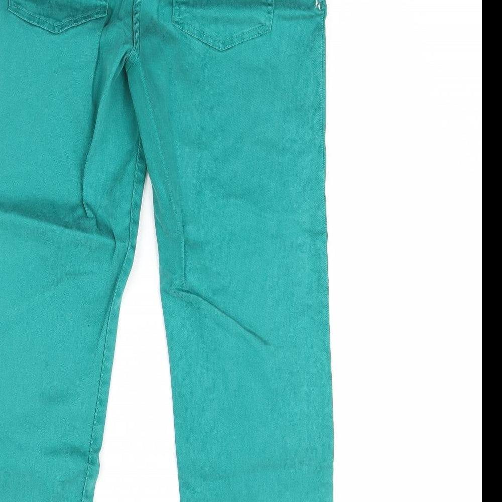 NEXT Womens Green  Denim Cropped Jeans Size 10 L26 in