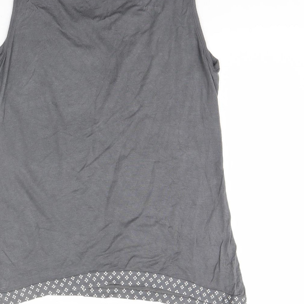 Be yours Womens Grey   Basic Tank Size 14