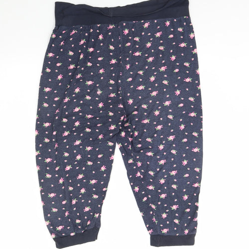 MNY Womens Blue Floral  Cami Pyjama Pants Size L
