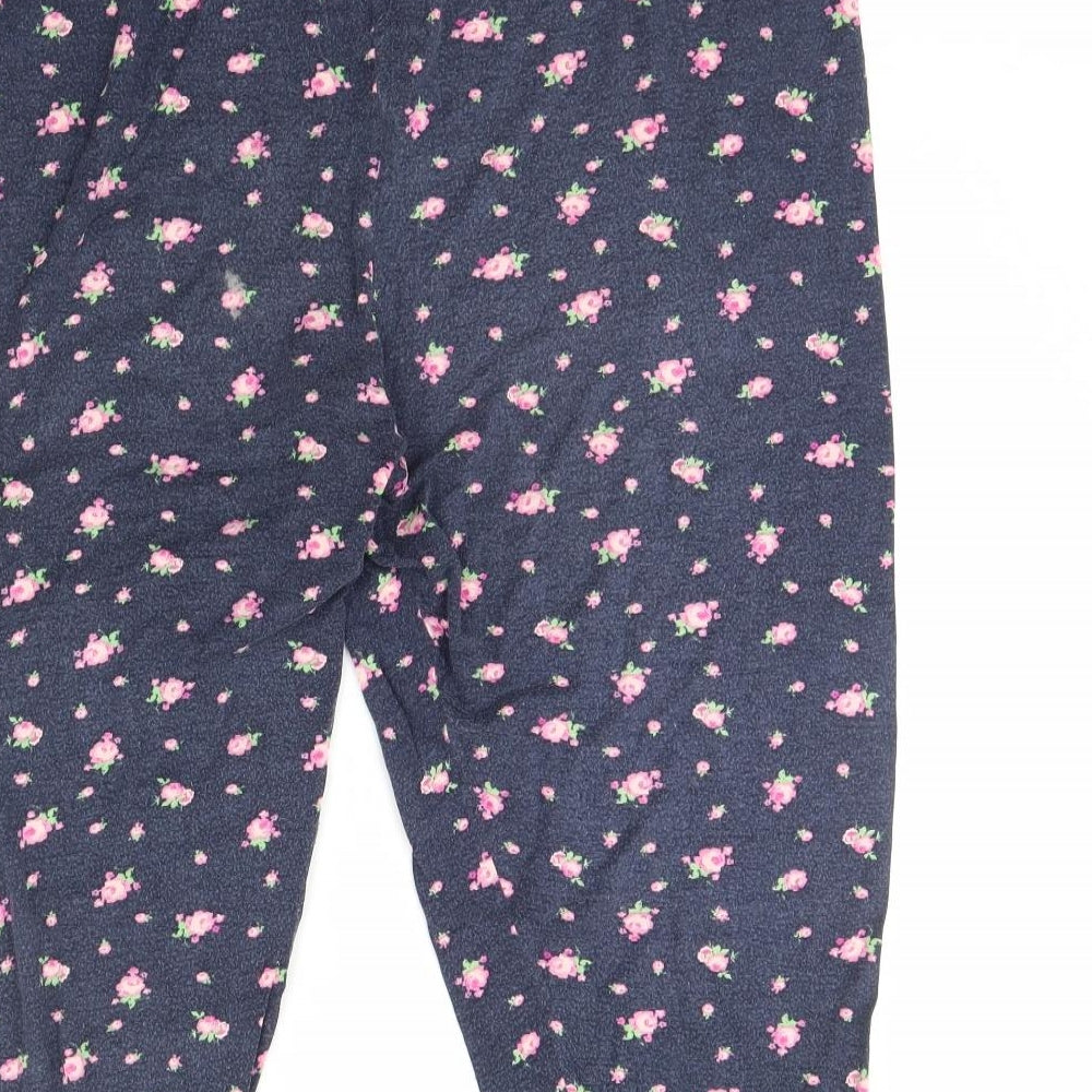 MNY Womens Blue Floral  Cami Pyjama Pants Size L
