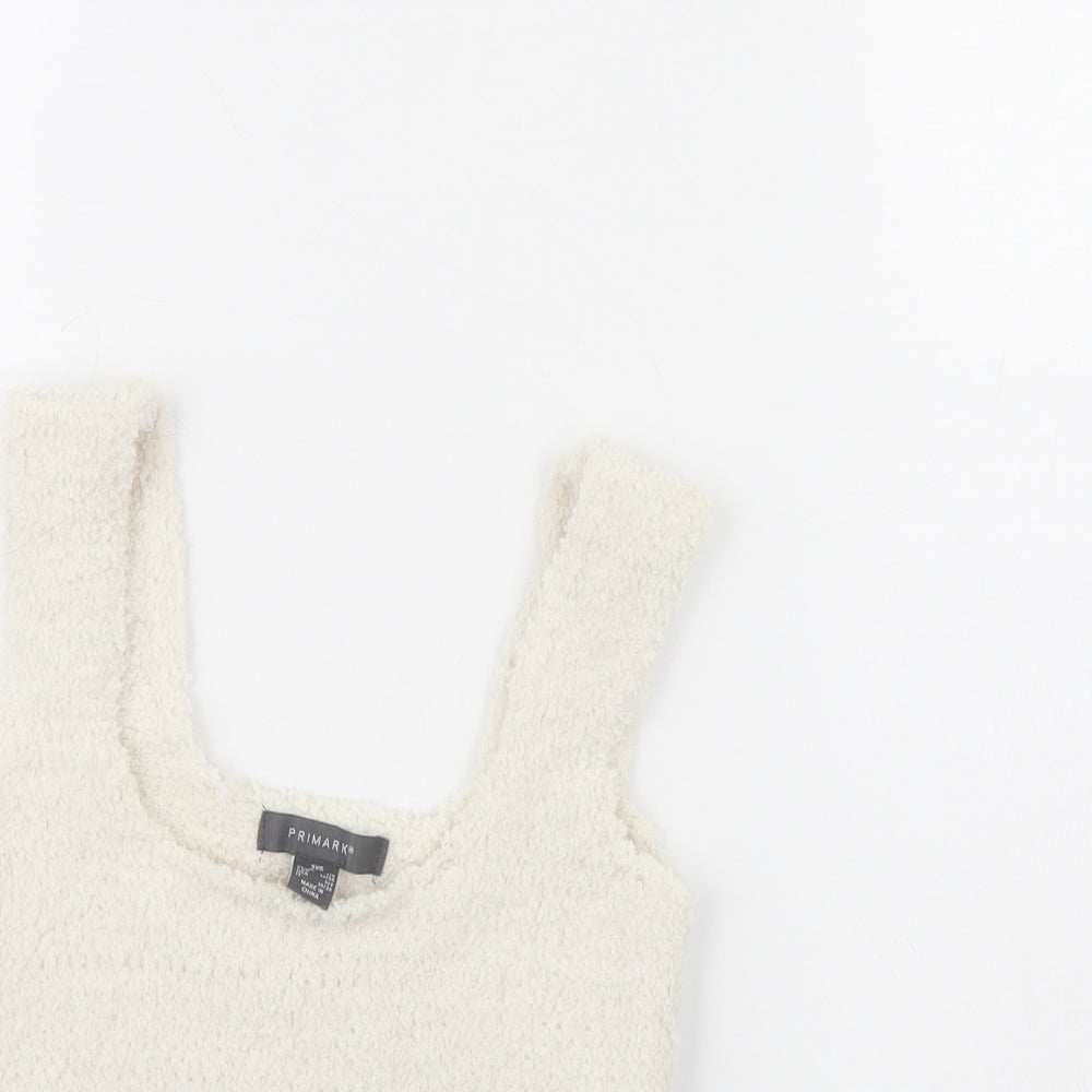 Primark Womens Ivory   Basic Tank Size 2XS