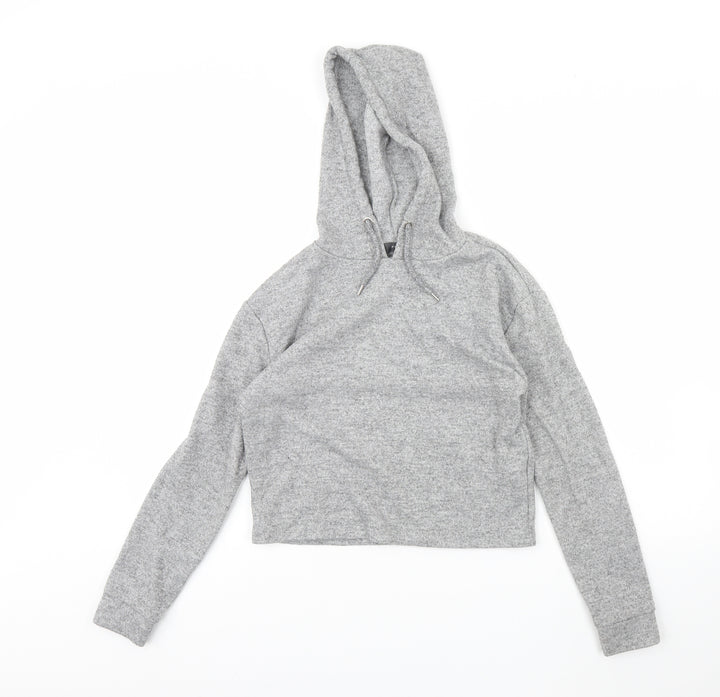 Primark Womens Grey Pullover Hoodie Size 2XS