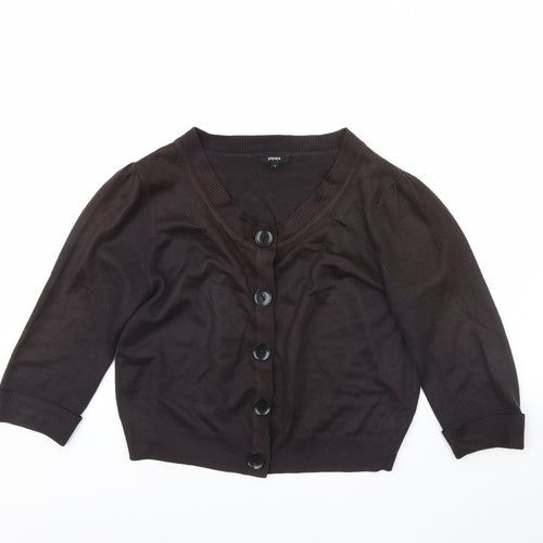 Papaya Womens Brown   Jacket  Size 14