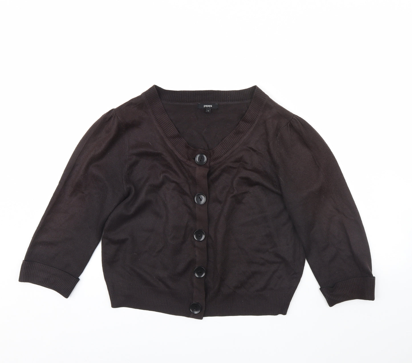 Papaya Womens Brown   Jacket  Size 14