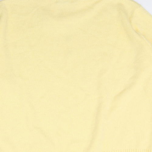 Lizzi Clarke Womens Yellow   Henley Jumper Size L
