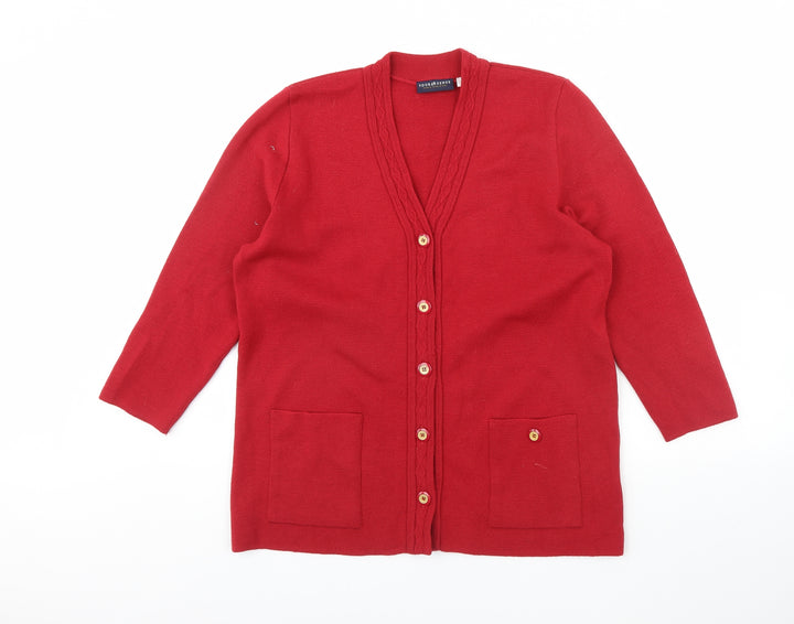 Your Sixth Sense Womens Red Jacket Size L