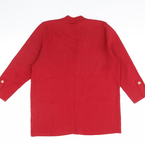 Your Sixth Sense Womens Red   Jacket  Size L