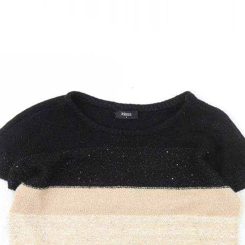Klass  Womens Beige   Pullover Jumper Size S