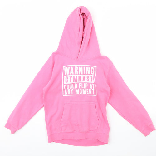 AWD Boys Pink   Pullover Hoodie Size 9 Years  - Gymnast