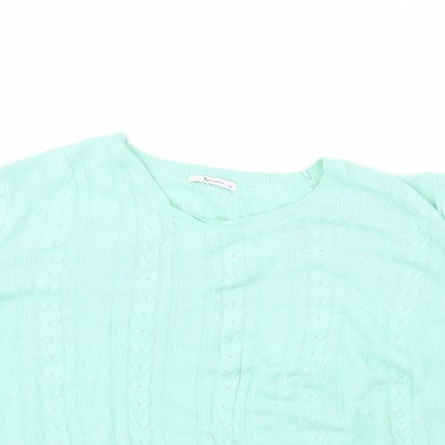 TU Womens Green   Pullover Jumper Size 16