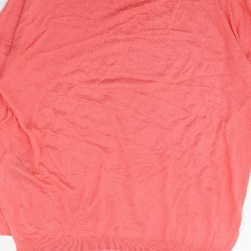 M&S Womens Pink   Pullover Jumper Size L
