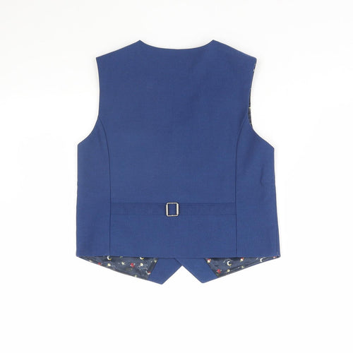 Monsoon Boys Blue   Jacket Waistcoat Size 9 Years