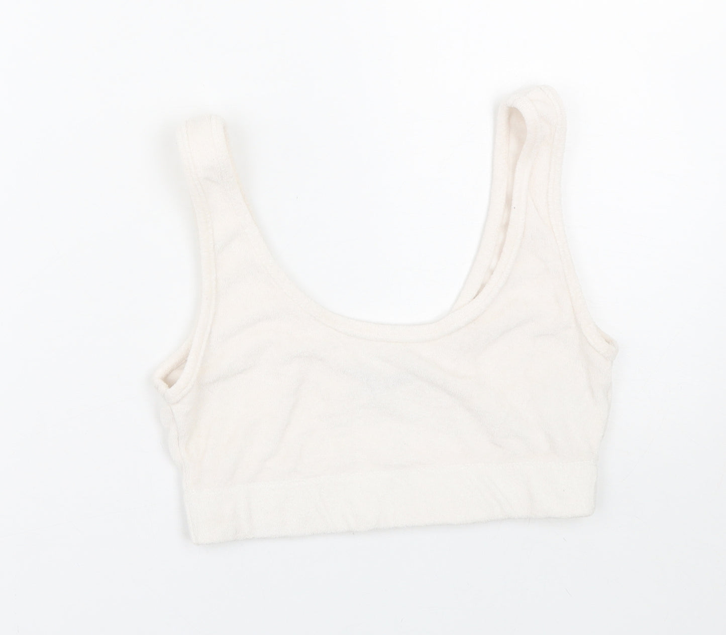 Zara Womens White   Cropped Tank Size S