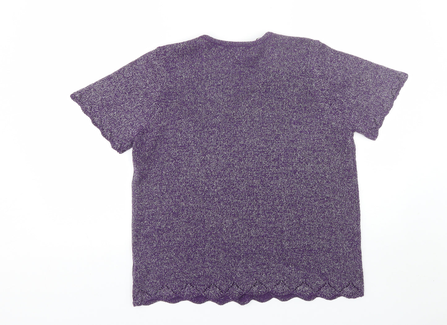 BM Womens Purple   Basic T-Shirt Size M