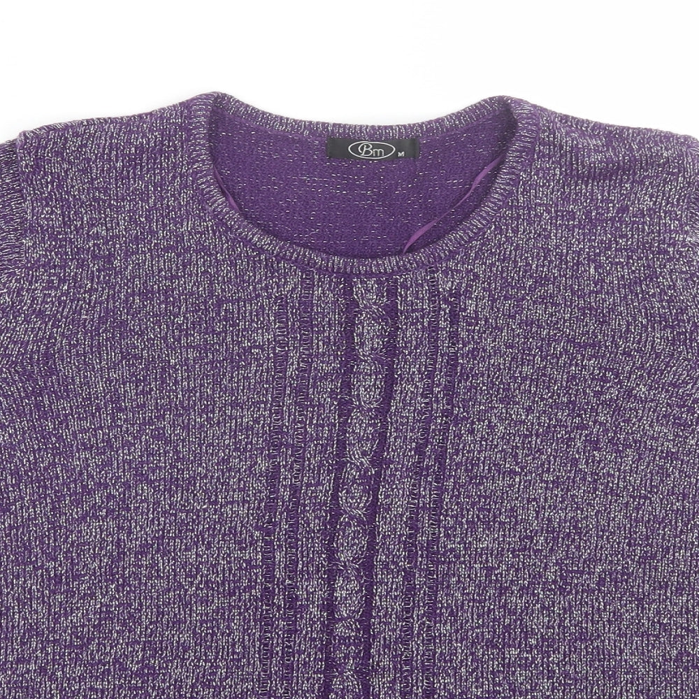 BM Womens Purple   Basic T-Shirt Size M