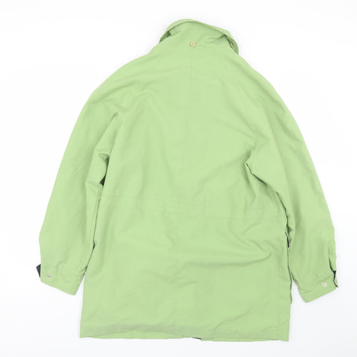 Compliments outwear Womens Green   Rain Coat Coat Size 14
