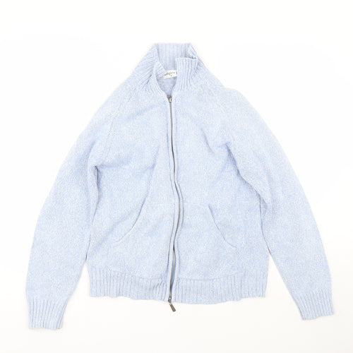 Jumper Womens Blue   Full Zip Sweatshirt Size M
