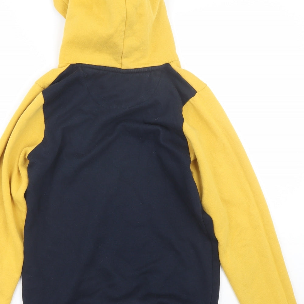 JACK & JONES Boys Yellow   Pullover Hoodie Size 13-14 Years