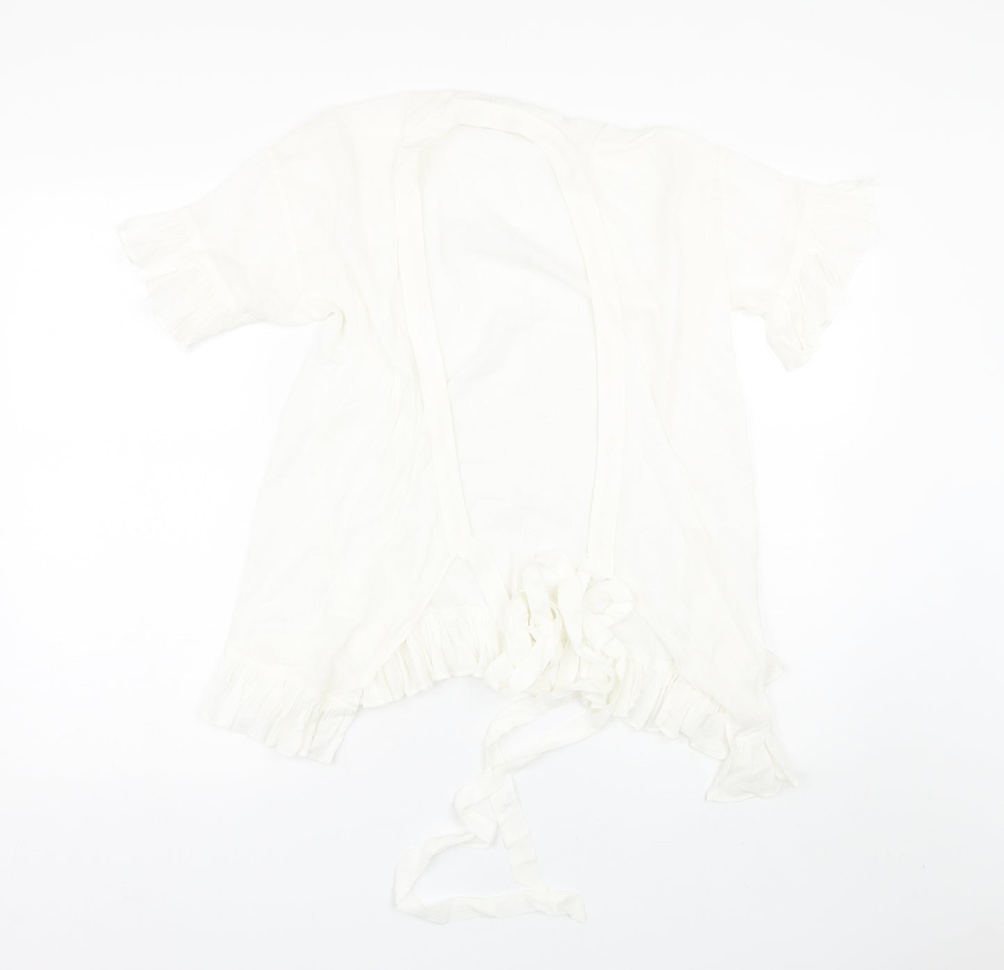 Lost ink Womens White   Basic Blouse Size S