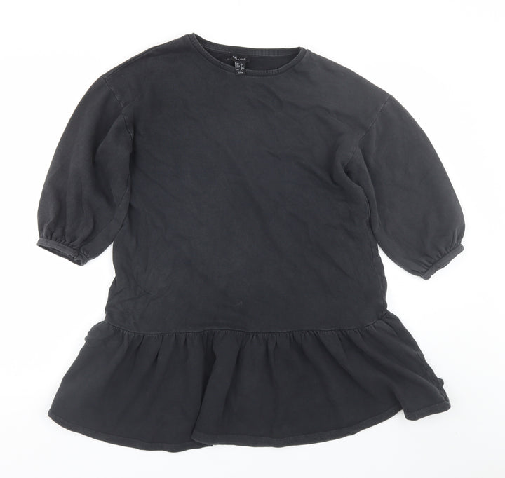 New Look Womens Black Pullover Sweatshirt Size 6